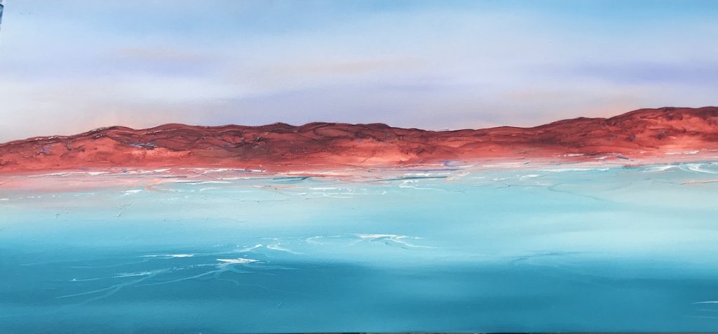 First Light On The Rocks